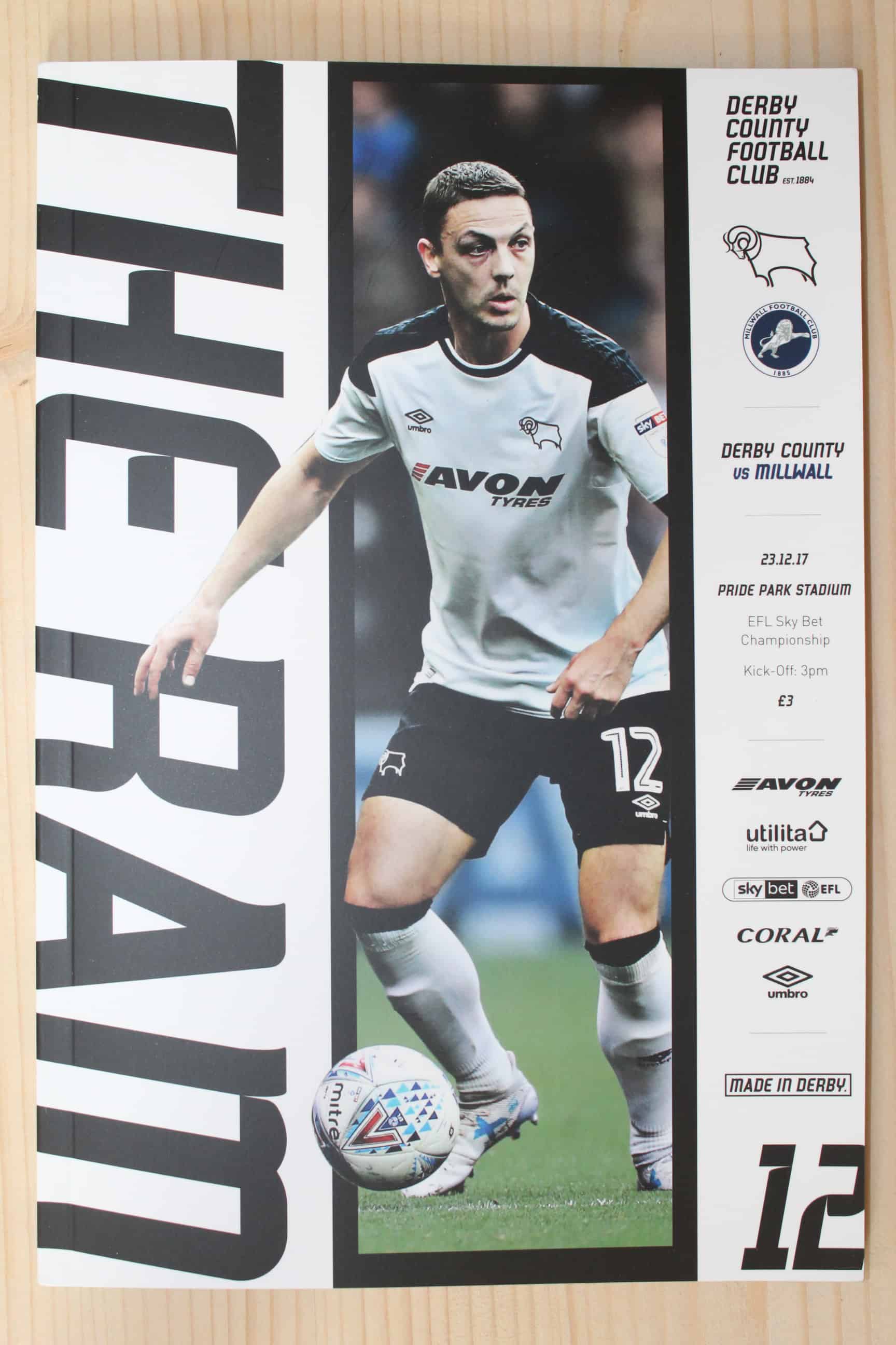 Derby County FC v Millwall FC